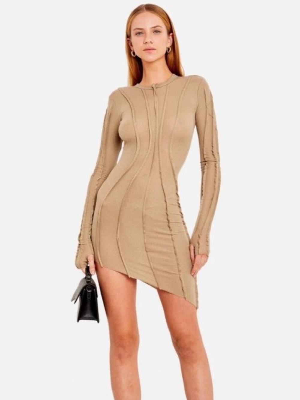 Sami Miro Vintage Asymmetrical Mini Dress